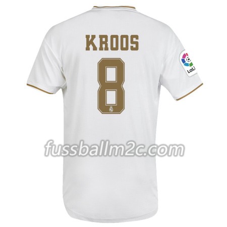 Fußballtrikots Real Madrid Toni Kroos 8 Heim Trikotsatz 2019-2020